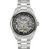 Bulova Sutton Skeleton Automatic 41mm Black Skeleton Dial Stainless Steel Bracelet Watch