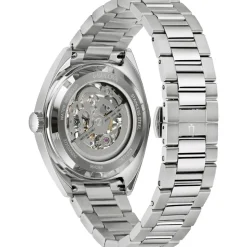 Bulova Sutton Skeleton Automatic 41mm Black Skeleton Dial Stainless Steel Bracelet Watch