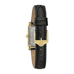 Bulova Sutton 21x33mm Mother of Pearl Dial Black Leather Strap Watch