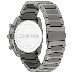 Calvin Klein CK Flex 42mm Black Dial Grey Stainless Steel Bracelet Watch