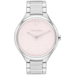 Calvin Klein Delight 38mm Pink Dial Stainless Steel Bracelet Watch
