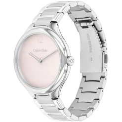 Calvin Klein Delight 38mm Pink Dial Stainless Steel Bracelet Watch