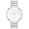 Calvin Klein Minimalistic T-Bar 36mm White Dial Steel Case Bracelet Watch