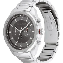 Calvin Klein 45mm Grey Dial Stainless Steel Bracelet Watch