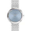 Calvin Klein 34mm Light Blue Dial Stainless Steel Bracelet Watch
