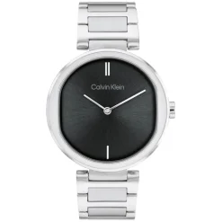 Calvin Klein Sensation 36mm Black Sunray Dial Bracelet Watch