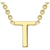 9 Carat Yellow Gold Petite Initial T Necklet