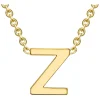 9 Carat Yellow Gold Petite Initial Z Necklet