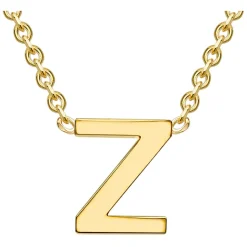 9 Carat Yellow Gold Petite Initial Z Necklet