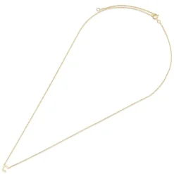 9 Carat Yellow Gold Petite Initial C Necklet