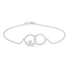 Celtic Claddagh Sterling Silver Interlocking Bracelet