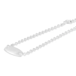 Children's Sterling Silver Identity Bracelet
