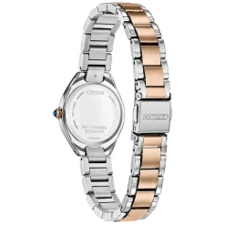 Citizen Crystal 26mm Black Dial Two-Toned Steel Bracelet