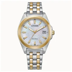 Citizen Eco Drive Peyten Mother of Pearl Dial Bracelet Watch