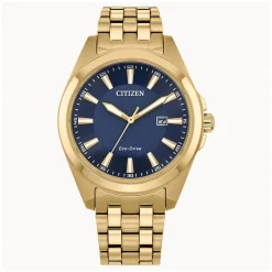 Citizen Eco Drive Peyten 41mm Blue Dial Steel Bracelet Watch