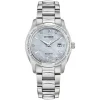Citizen Eco Drive Silhouette Crystal 30mm Blue Dial Bracelet Watch