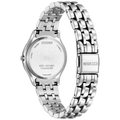 Citizen Eco Drive Silhouette Mother of Pearl Dial Steel Bracelet Watch