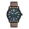 Citizen Eco-Drive Chandler Blue Dial and Brown Leather Strap Men's Watch