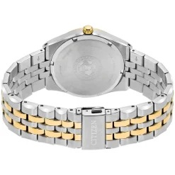 Citizen Eco-Drive Corso blue dial two-tone bracelet watch