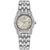 Citizen Eco-Drive Corso 28mm Champagne Dial Diamond Bezel Steel Bracelet