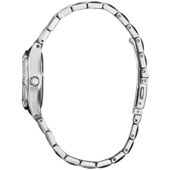 Citizen Eco-Drive Corso 28mm Champagne Dial Diamond Bezel Steel Bracelet