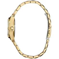 Citizen Eco-Drive Corso 28mm Black Dial Diamond Bezel Gold-Toned Steel Bracelet