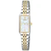 Citizen Eco-Drive ladies' mother of pearl dial two-tone bracelet watch
