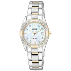 Citizen Eco-Drive Regent Mother of Pearl with Two-Tone Bracelet