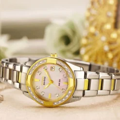Citizen Eco-Drive Regent Mother of Pearl with Two-Tone Bracelet