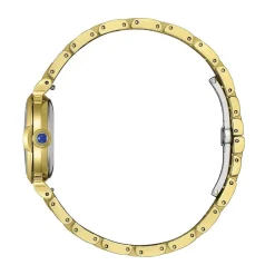 Citizen L Mae 26mm Grey Dial Gold Tone Stainless Steel Bracelet Watch