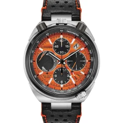 Citizen Promaster Bullhead Racing Chronograph Limited Edition 45mm Orange Dial Watch