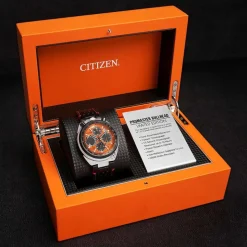 Citizen Promaster Bullhead Racing Chronograph Limited Edition 45mm Orange Dial Watch