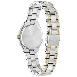 Citizen Silhouette 30mm Diamond Bezel Two-Tone Bracelet Watch