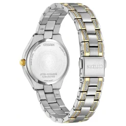 Citizen Silhouette 30mm Diamond Blue Dial Two-Tone Bracelet Watch