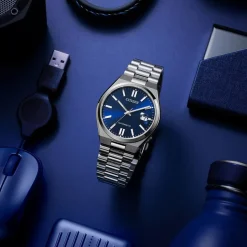 Citizen Tsuyosa 40mm Blue Dial Steel Case Bracelet Watch