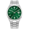 Citizen Tsuyosa 40mm Green Dial Steel Case Bracelet Watch