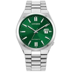 Citizen Tsuyosa 40mm Green Dial Steel Case Bracelet Watch