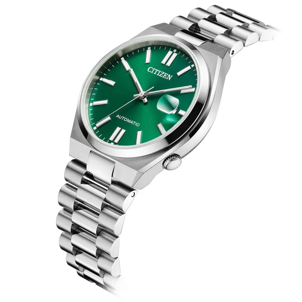 Citizen Tsuyosa 40mm Green Dial Steel Case Bracelet Watch