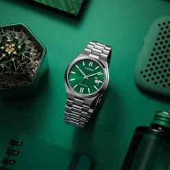 Citizen Tsuyosa 40mm Green Dial Steel Case Bracelet Watch