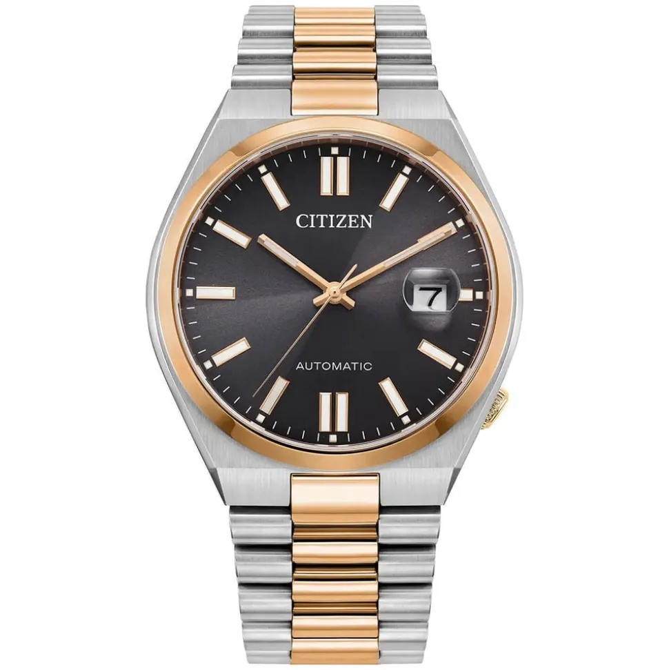 Citizen Tsuyosa 40mm Grey Dial Two-Tone Steel Bracelet Watch