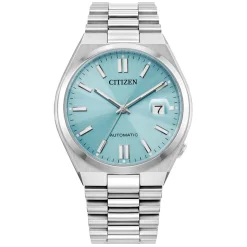 Citizen Tsuyosa 40mm Turquoise Dial Steel Case Bracelet Watch