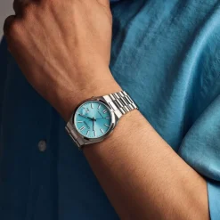 Citizen Tsuyosa 40mm Turquoise Dial Steel Case Bracelet Watch