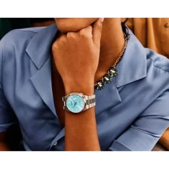 Citizen Tsuyosa 40mm Turquoise Dial Steel Case Bracelet Watch