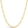 9ct Diamond Cut Figaro Chain