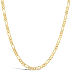 9ct Diamond Cut Figaro Chain