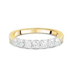 18ct gold 0.50 carat diamond eternity ring