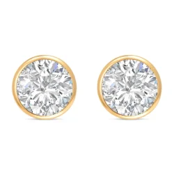 9ct Gold Cubic Zirconia Stud Earrings