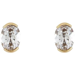 9ct Gold Cubic Zirconia Stud Earrings