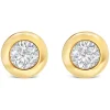 9ct Gold Cubic Zirconia Stud Earrings