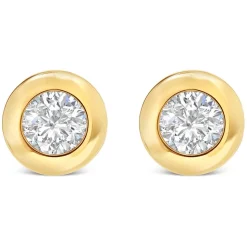 9ct Gold Cubic Zirconia Stud Earrings